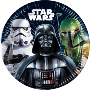 .Pack 8 Unds. PLATOS 20cm STAR WARS GALAXY FSC /Ref: 94056