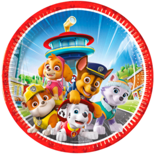 .Pack 8 Unds. Platos 23cm Patrulla Canina Fsc /Ref: 95597