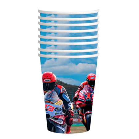 8 unds vasos moto gp