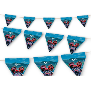 Banderin guirnalda moto GP 20x20