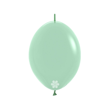 B/50 Globos Latex Link-O-Loon 6 Sempertex Pastel Dusk Te Verde 15cm / Ref: LOL6-126