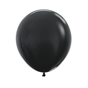 Globos de latex sempertex solido negro