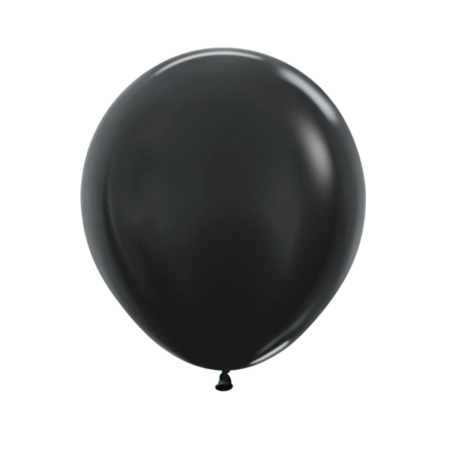 Globos de latex sempertex solido negro