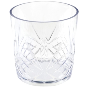 Vaso Reutilizable Agua Firenze Transparente 325cc Material SAN (No cristal) /Ref: 52850-21