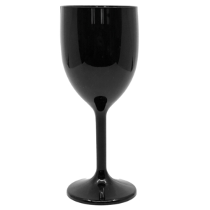 Copas Vino Reutilizables Negras 300ml (No cristal) /Ref: 96654