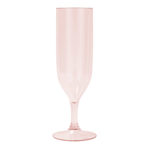 Copas Champan Reutilizables Rosa Semi-Transparente 180ml /Ref: 96661