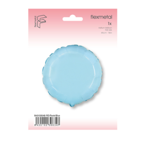 Globo circulo azul baby pastel