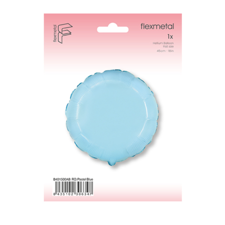 Globo circulo azul baby pastel