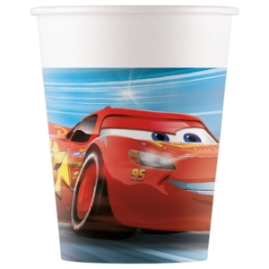 .Vasos Papel 200ml Cars Victoria Fsc (8 Unds.) /Ref: 97285