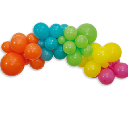 Guirnalda de Globos estilo "Tropical Vibes"