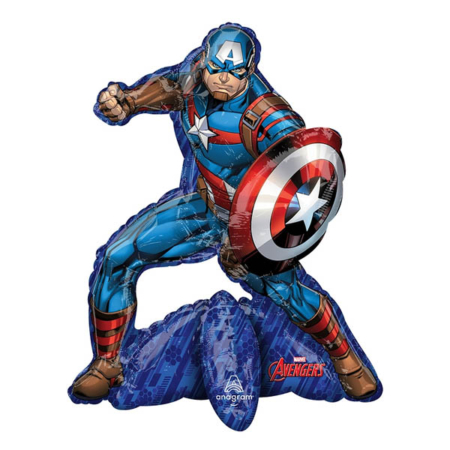 Globo Avengers forma Capitán América