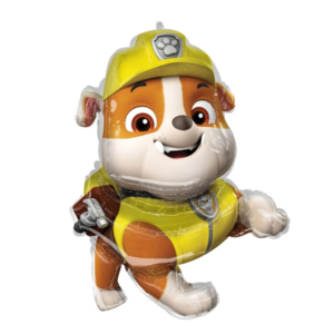 Globo forma patrulla Canina "Rubble"