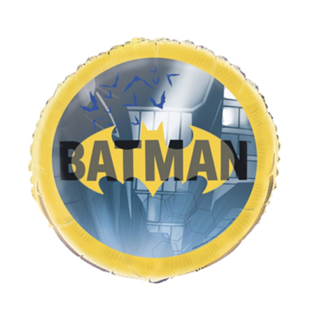 Globo circular estampado Batman Logo