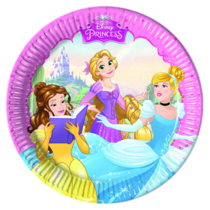 .Pack 8 Unds. PLATOS 20cm PRINCESAS STORY FSC /Ref: 87070