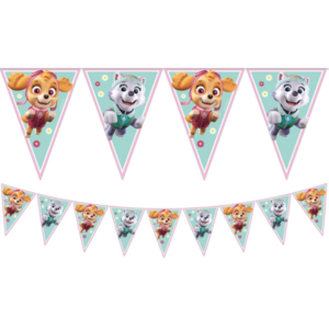 Banderin triangular Patrulla Canina