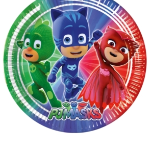 .Pack 8 Unds. Platos 23cm Pj Masks Fsc /Ref: 93441