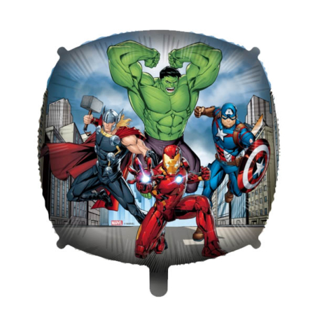 Globo cuadrado Avengers Tucán Fiestas