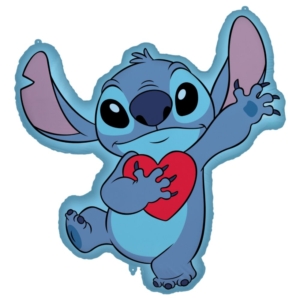 ,Globo Forma Stitch Corazon 75X86cm /Ref: 97184