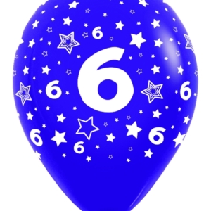 B/12 Globos Surtidos 30cm Ø (Nº 6) /Ref: R12-Nº 6