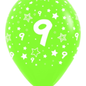 B/12 Globos Surtidos 30cm Ø (Nº 9) /Ref: R12-Nº 9